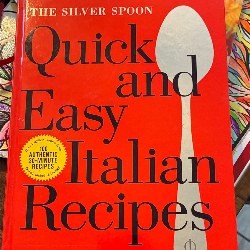 The Silver Spoon Quick and Easy Italian Recipes Cookbook Phaidon Hardcover